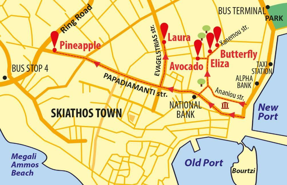 Pineapple Skiathos מראה חיצוני תמונה